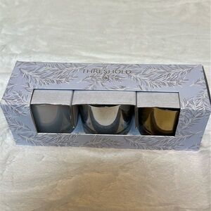 Threshold Winter Escape Candle Set (3 x 6oz) Cashmere Vanilla frosted lavender